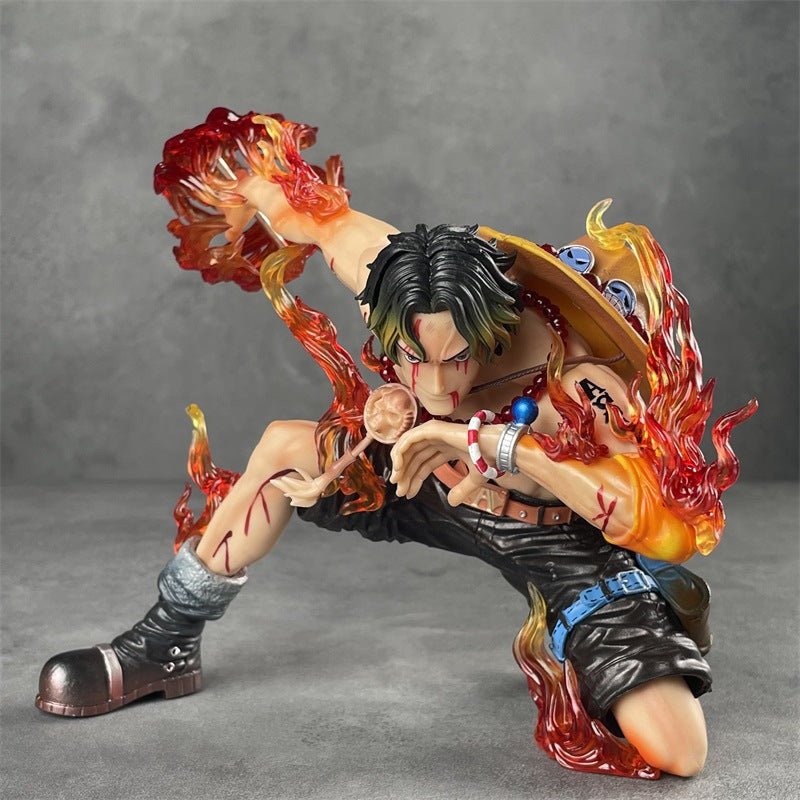 Fire Fist Ace Anime Figure 17.5CM