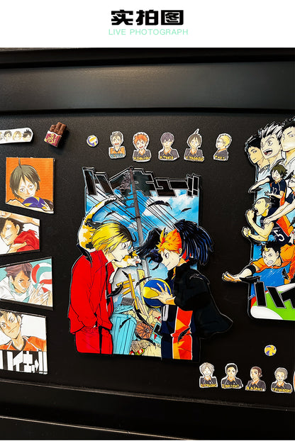 3D VOLLEYBALL BOYS CREATIVE FRIDGE STICKERS