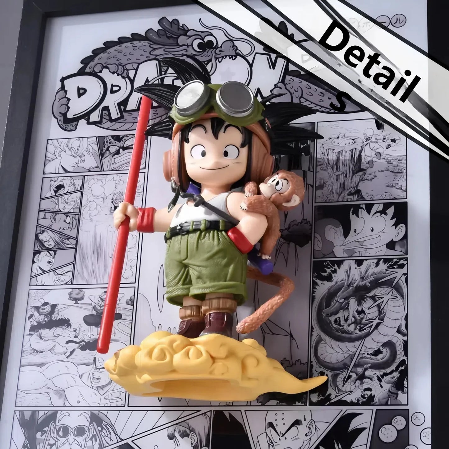 Dragon Ball Little Goku 3D Anime Luminous Painting 23*32cm