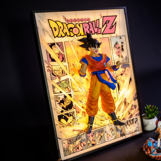 Dragon Ball Z Goku 3D Light Painting