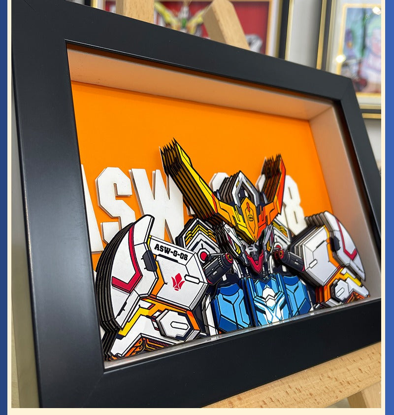 Gundam Original RX-78 Paper Craft 3D Wall Art