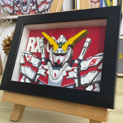 Gundam Original RX-78 Paper Craft 3D Wall Art