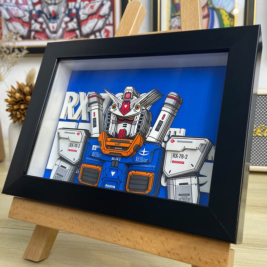 Gundam Original RX-78 Paper Craft 3D Wall Art