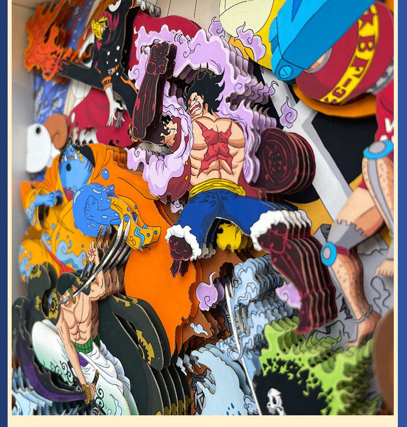 One Piece 3D paintings - Wano Straw Hat Crew