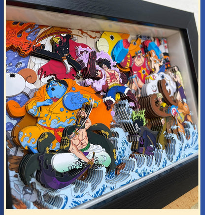 One Piece 3D paintings - Wano Straw Hat Crew