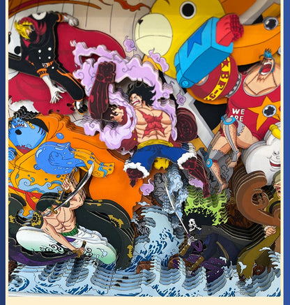 One Piece 3D paintings - Wano Straw Hat Crew