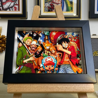 One Piece 3D Straw Hat Crew Figurines & Home Art