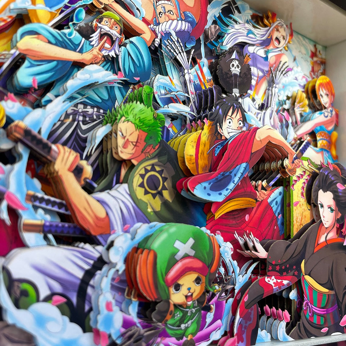 One Piece 3D paintings - Wano Straw Hat Crew