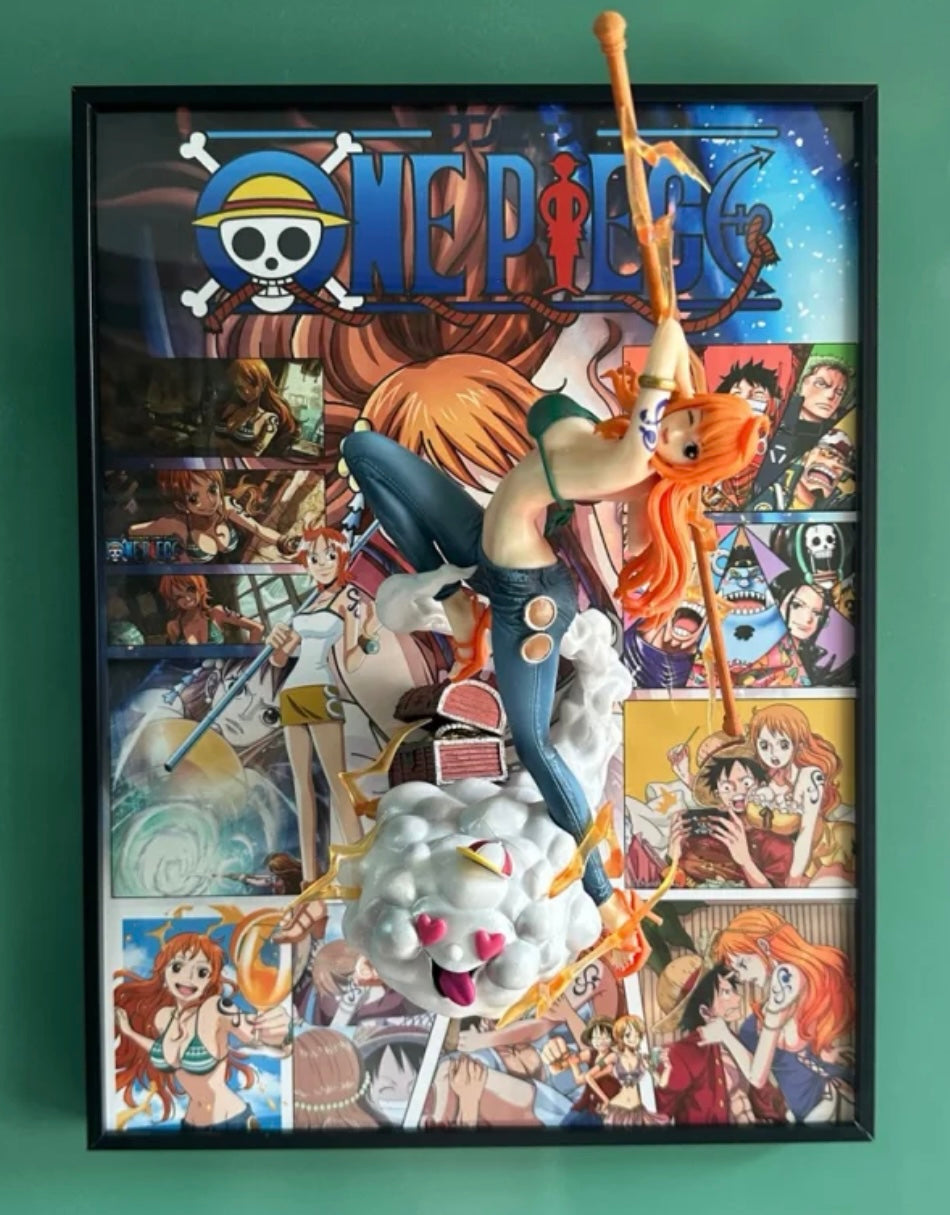 One Piece Nami 3D Painting