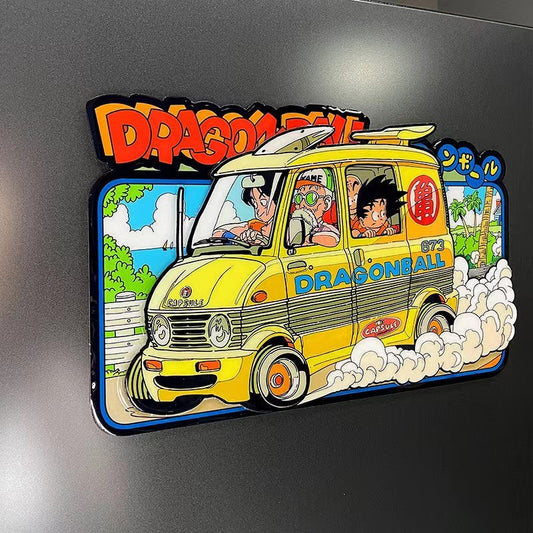 Dragon Ball Z Adventure Van Fridge Magnet