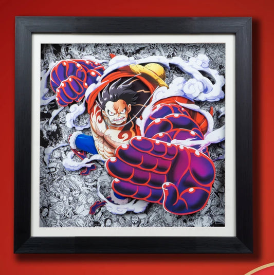 One piece Luffy Gear Fifth 3D painting