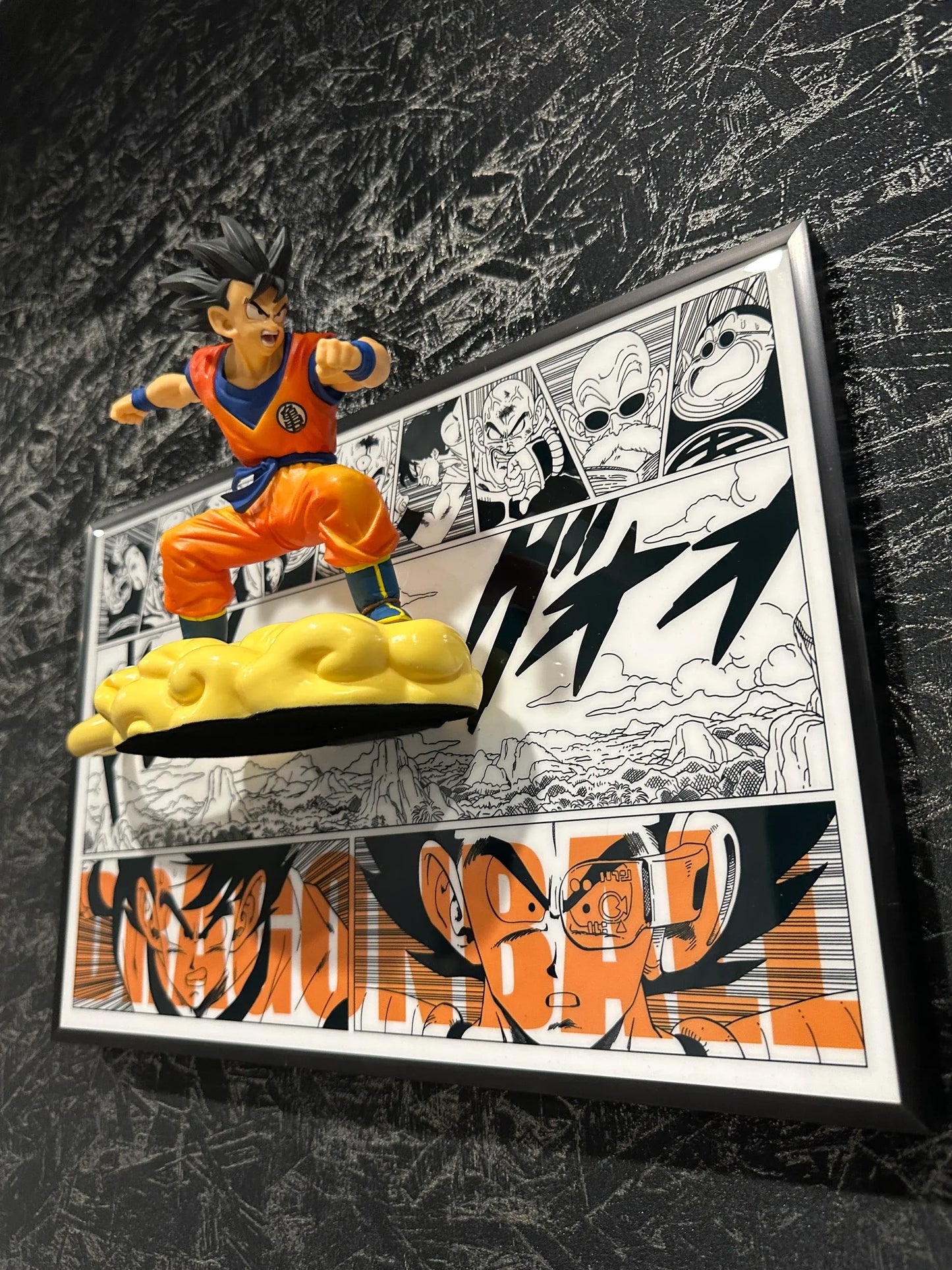 DÉCORATION MURALE 3D WUKONG NUAGE VOLANT MANGA ART 27CM*40CM