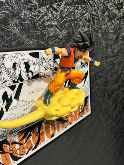 DÉCORATION MURALE 3D WUKONG NUAGE VOLANT MANGA ART 27CM*40CM