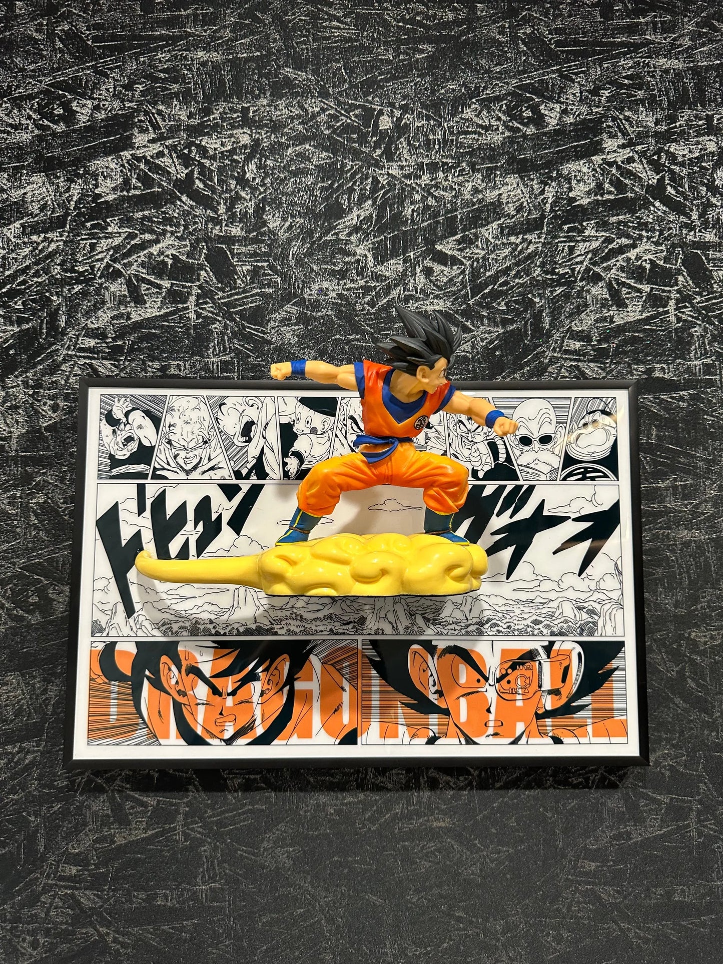 DÉCORATION MURALE 3D WUKONG NUAGE VOLANT MANGA ART 27CM*40CM