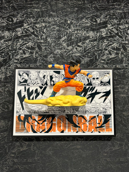 Dragon Ball Z anime 3D painting Goku, Broly,Vegeta,Trunks 27CM*40CM