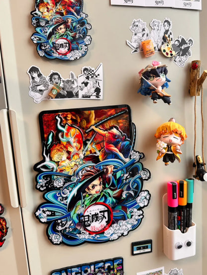 DEMON SLAYER TANJIRO ANIME MAGNET,FRIDGE STICKERS