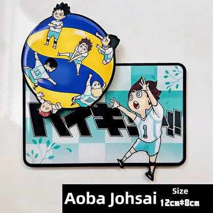 Haikyuu!! Karasuno vs Nekoma Fridge Magnet