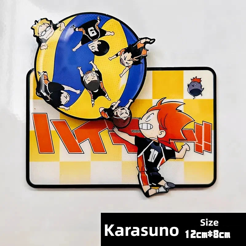 Haikyuu!! Karasuno vs Nekoma Fridge Magnet