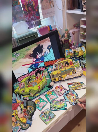 AIMANTS POUR RÉFRIGÉRATEUR DRAGON BALL Z, AUTOCOLLANTS POUR RÉFRIGÉRATEUR